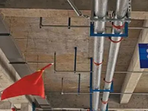 白水管廊支架的安装方法