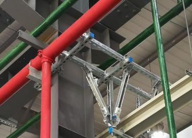 白水该抗震支架的整体式支吊架结构协调性好